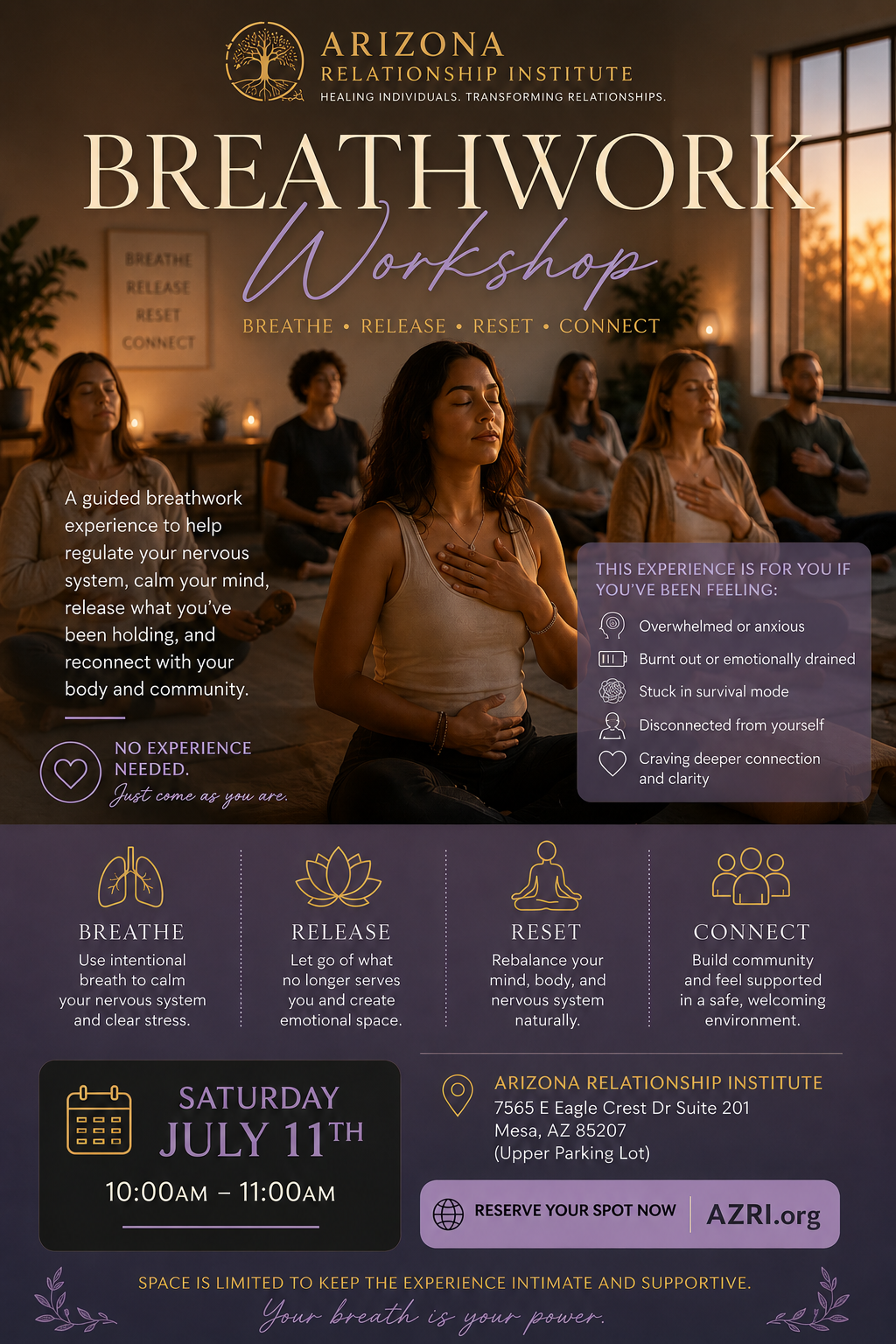 breath workshop July 2026
